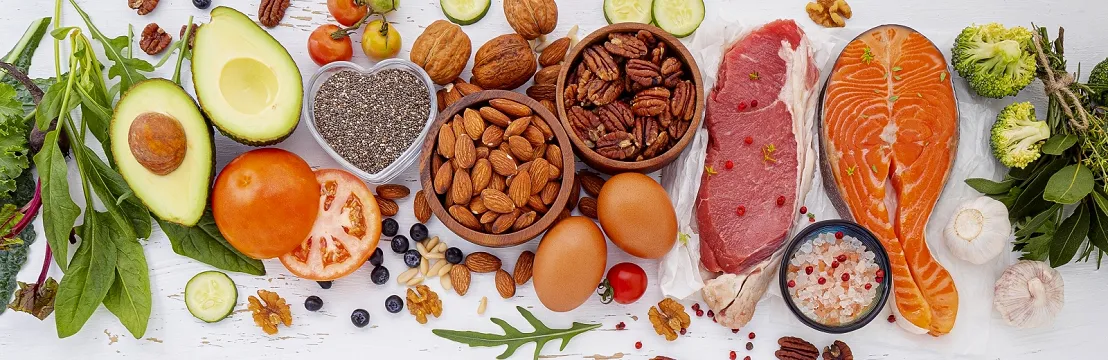 Koolhydraatarme ingrediënten gezond en gevarieerd