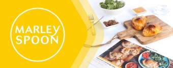 Marley Spoon logo en gerecht