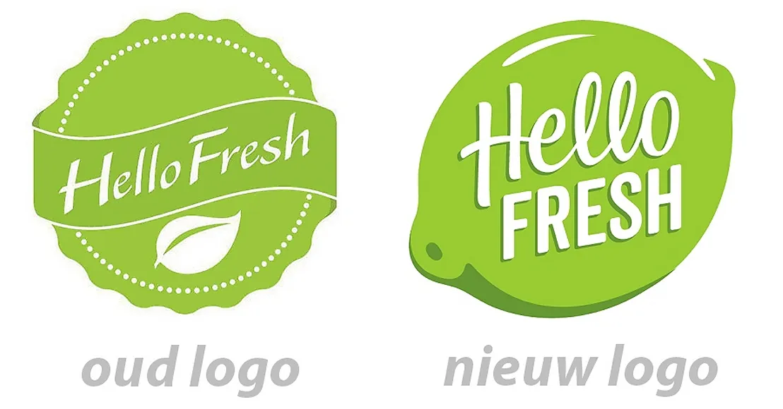 HelloFresh oud en nieuw logo