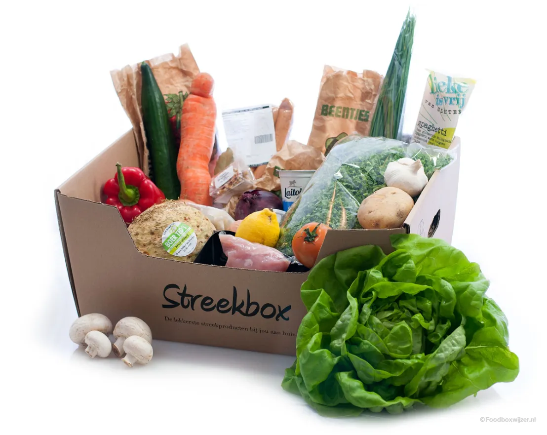 De maaltijdbox van Streekbox met inhoud