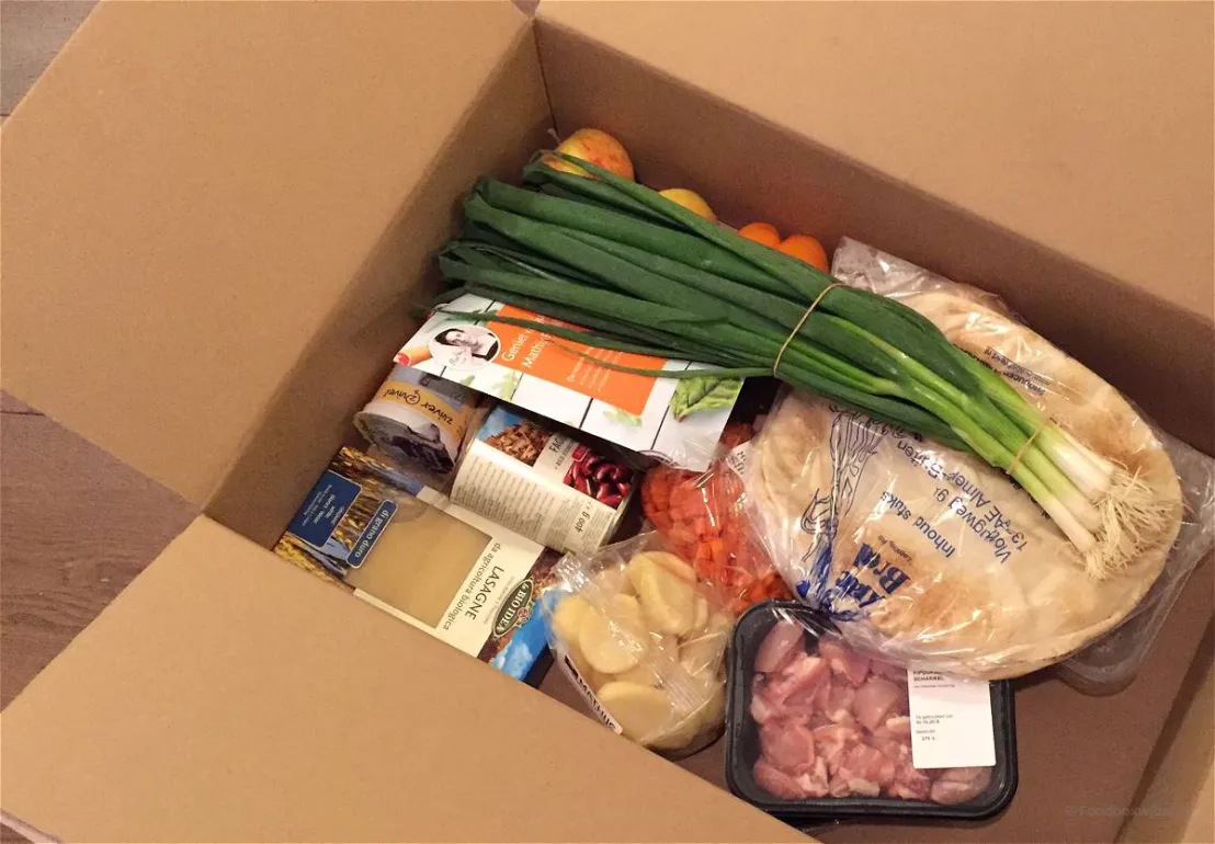 De inhoud van de Mathijs maaltijdbox