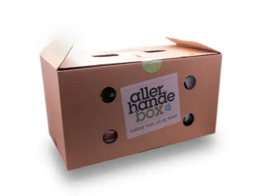 De AH Allerhande maaltijdbox doos