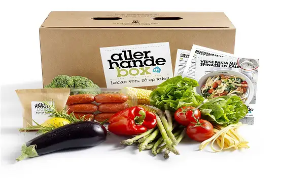 De AH maaltijdbox met inhoud