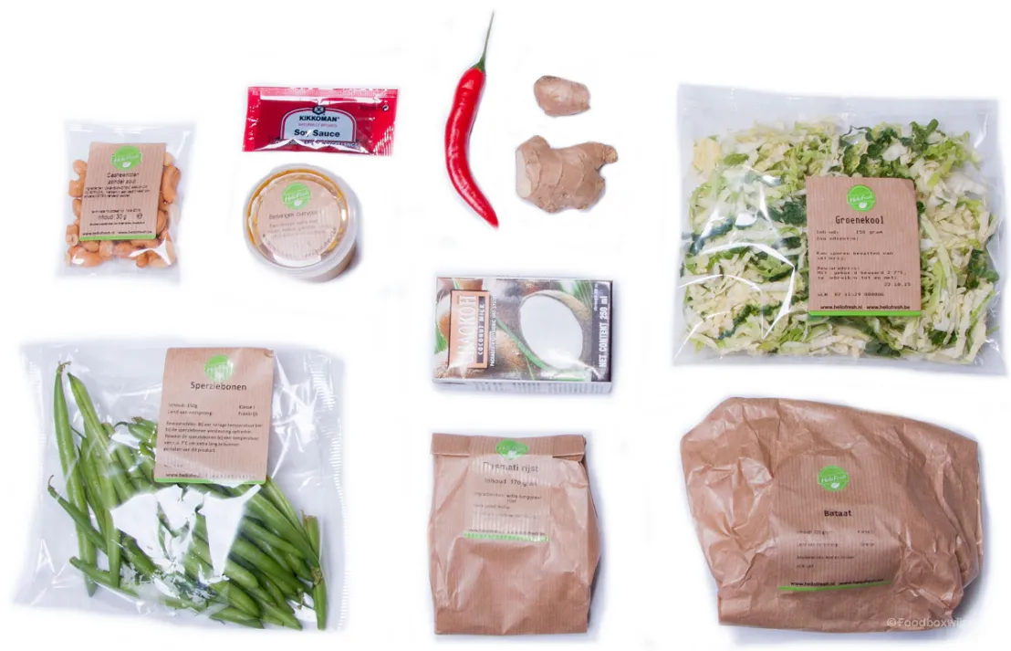 Enkele pittige ingrediënten voor de Indonesische curry
