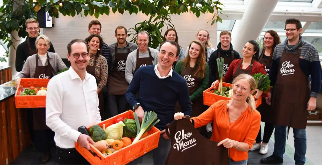 Het team van Ekomenu en Willem&Drees gaan samen verder