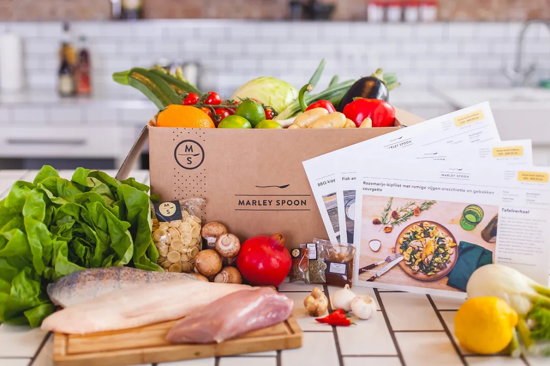 De Marley Spoon maaltijdbox met receptkaarten