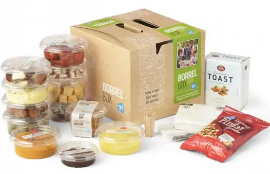 De borrelbox van Albert Heijn