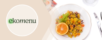Ekomenu logo en gerecht