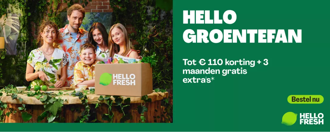 De reclame van Hello Fresh Back to School met groentefans