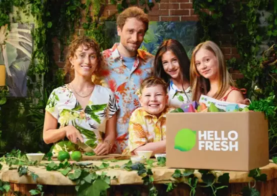 Nieuwe campagne van hellofresh is gekoppeld aan een nieuwe slogan passend bij gezinnen