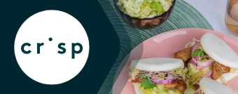 Crisp weekbox logo en gerecht